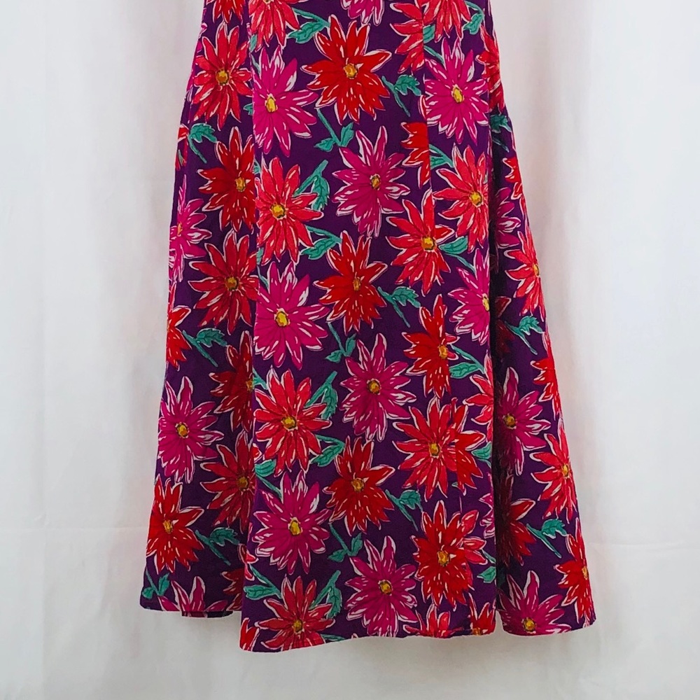 Spenser Jeremy floral Cotton sleeveless dress 4 - Picture 6 of 11